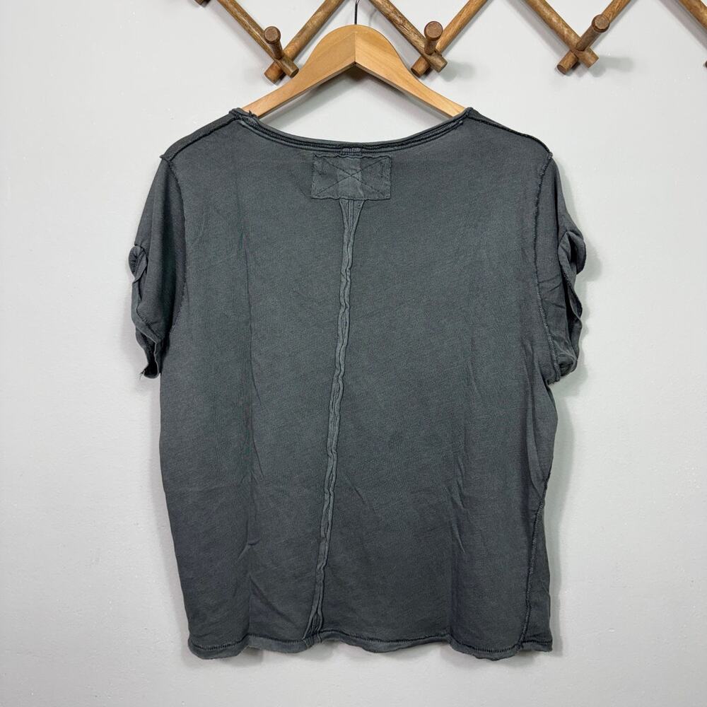 New Free People Dylan Tee in Charcoal Size S - Picture 4 of 9